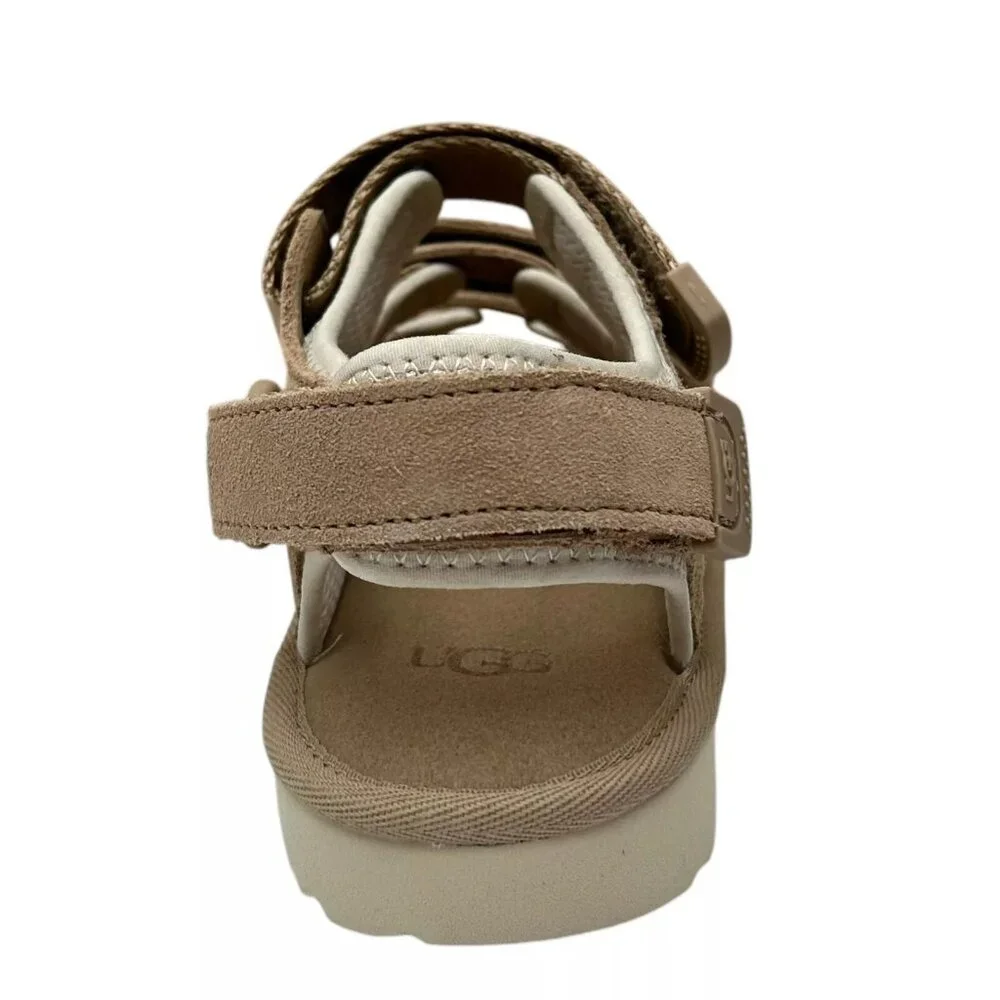 UGG Youth Girl's/Boy's GoldenCoast Slingback Sandal Size 1‎ Tan/Brown Adjustable